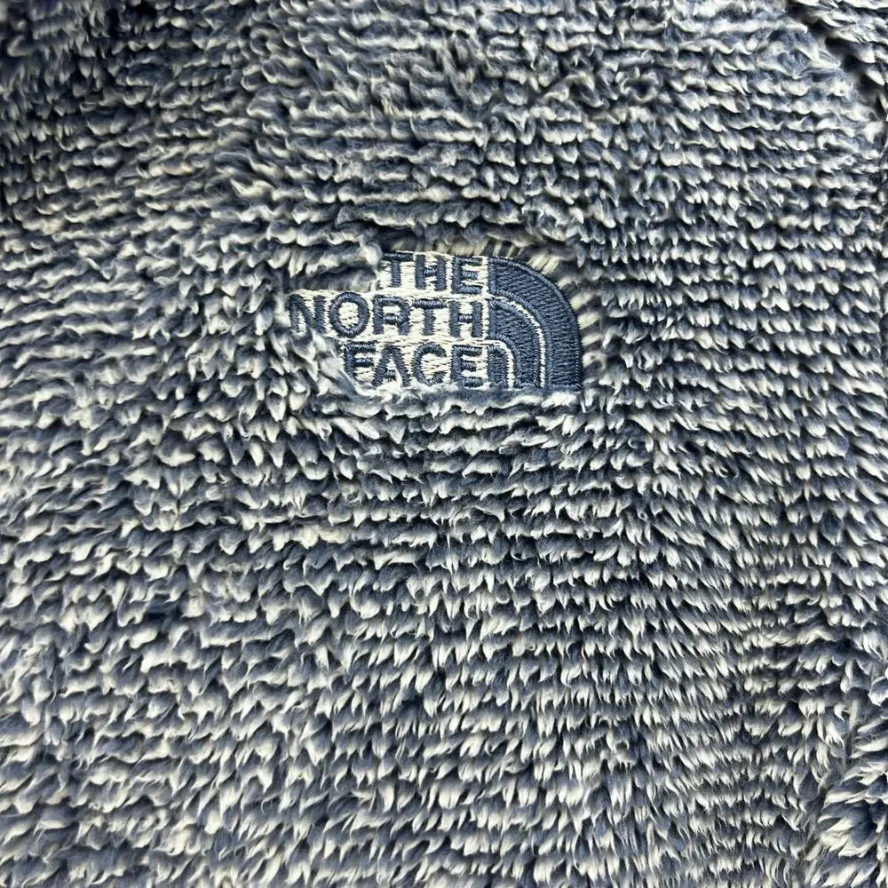 The North Face Fleece Jacket Women's S Blue White Osito Full Zip Cozy Normcore - Picture 3 of 12